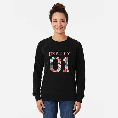 Beauty and The Beast Lightweight Sweatshirt