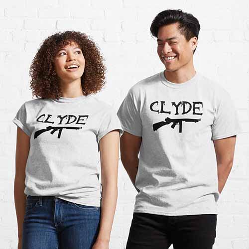 Bonnie and Clyde Couple Apparel