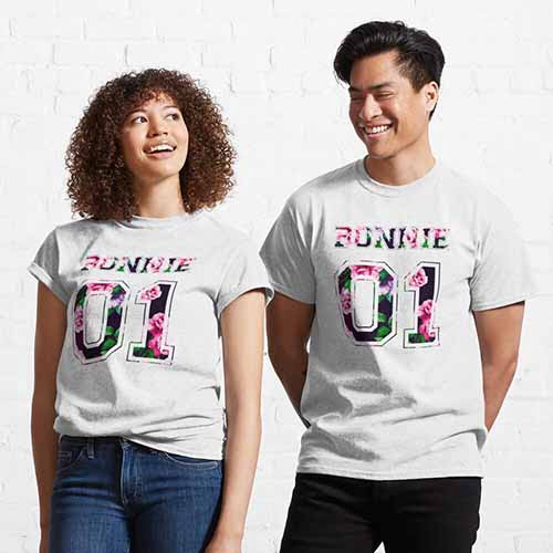 Matching Bonnie and CLyde Couple T-Shirt