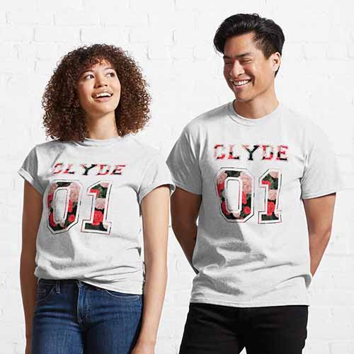 Matching Bonnie and CLyde Couple T-Shirt