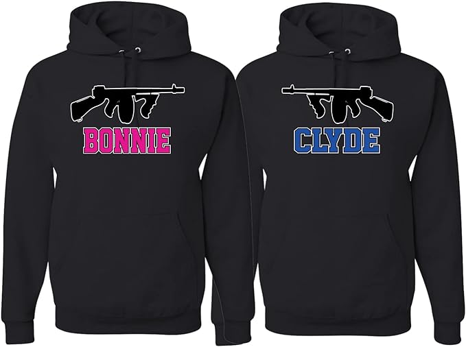 Bonnie Clyde Matching Hoodie