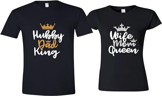 Hubby and Wife His and Hers Couple Shirts