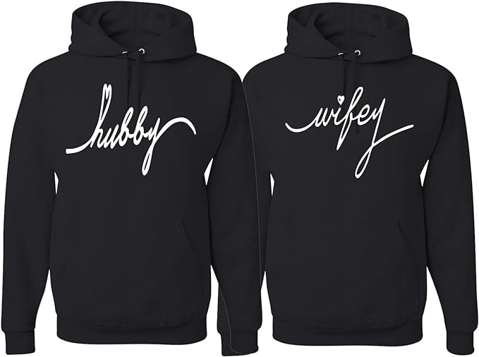 Wifey Hubby Matching Couples Sweater