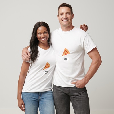 Complete Me - You PIZZA Matching Couple T-Shirts